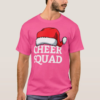 Cheer Squad Kerstman Kerst Cheerleading Matching T-shirt