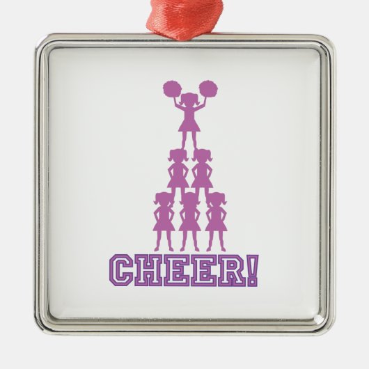 Cheer Squad Metalen Ornament (Voorkant)