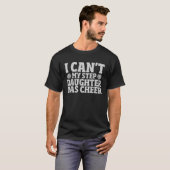 Cheer Stepdad Bonus Papa Cheer Stap Papa T Shirt (Voorkant volledig)