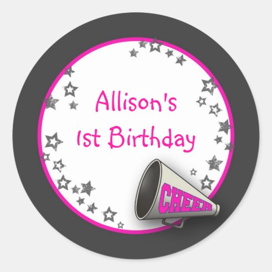 Cheer Sticker of adreslabel (Voorkant)