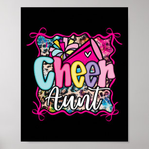 Cheer Tante Tante Boog Sport Cheerleader Cheerlead Poster