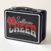 Cheer Team ADD NAME School Athlete Cheerleader (Achterkant)