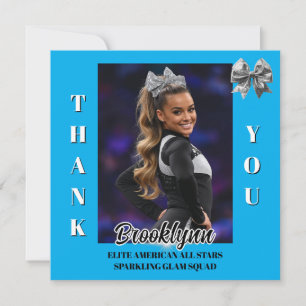 Cheer Team Cheerleader Bedankkaarten Bedankkaart