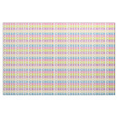 Cheer Text Pattern Stof (Yard (91,4 cm))