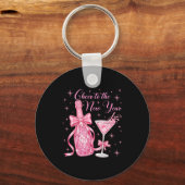 Cheer To The New Year Happy New Year 2026 Countdow Sleutelhanger (Voorkant)