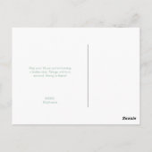 Cheer Up Buttercup Hand geletterd Wenskaart Briefkaart (Achterkant)