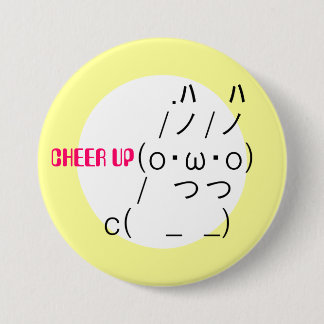 Cheer up Rabbit Ronde Button 7,6 Cm