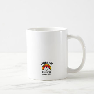 Cheer Up Rainbow Cloud Motivational  Coffee Mug    Koffiemok