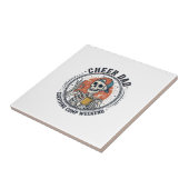 Cheer vader overlevende comp weekend skelet shirt_ tegeltje (Zijkant)