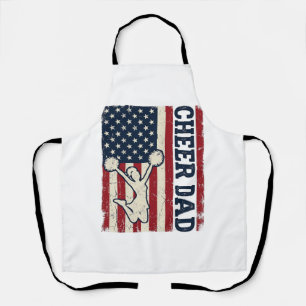 Cheer vader patriottische Amerikaanse vlag vector Schort