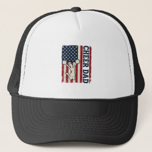 Cheer vader patriottische Amerikaanse vlag vector  Trucker Pet
