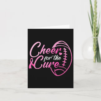 Cheer voor de Cure Football Fan Breast Cancer Awar Kaart