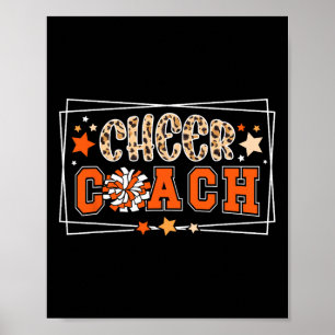 Cheercoach Luipaard Cheerleader Coach Cheerleader Poster
