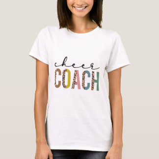 Cheercoach Luipaard Cheerleading Rekwisieten Cute  T-shirt
