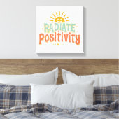 Cheerful and Motivational Sunny Saying Canvas Afdruk (Insitu (Slaapkamer))