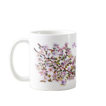 Cheerful Apple Blossom Blooms Acrylverf