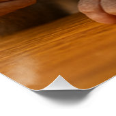 Cheerful Baby Monkey Funny Smile Poster (Coin)