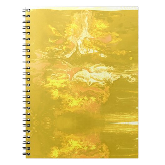 Cheerful Boho Southwest Bohemian Acrylic Fluid Pou Notitieboek (Voorkant)