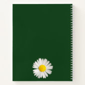 Cheerful Bright Daisy Custom Photo - Notitieboek (Achterkant)