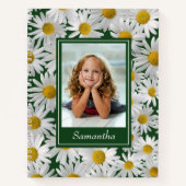 Cheerful Bright Daisy Custom Photo - Notitieboek (Voorkant)