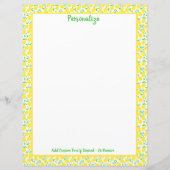 Cheerful & Bright Lemons Vine Orchard Personaliser (Voorkant)