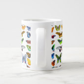 Cheerful Butterflies Art Extra Grote Beker (Achterkant)