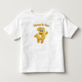Cheerful Cartoon Number 3 | "Three is Fun" Kinder Shirts
