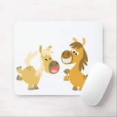 Cheerful Cartoon Ponies Mousepad Muismat (Met muis)