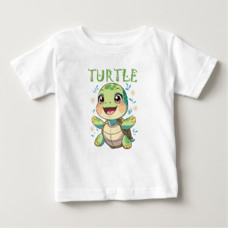 Cheerful Cartoon Turtle