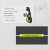 Cheerful Cat Visitekaartje (Voorkant / Achterkant)