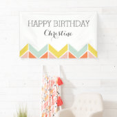 Cheerful Chevron Spandoek (Insitu)