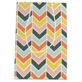 Cheerful Chevron van Origami-Prints Medium Cadeauzakje (Achterkant)