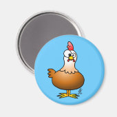 Cheerful Chicken Magneet (Voorkant / Achterkant)