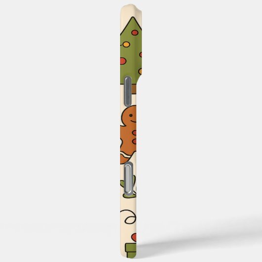 Cheerful Christmas Doodle Pattern Case-Mate iPhone Case (Achterkant / Rechts)