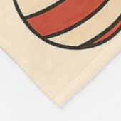 Cheerful Christmas Doodle Pattern Fleece Deken (Hoek)