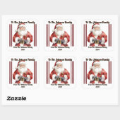 Cheerful Christmas Gift Sticker (Feuille)
