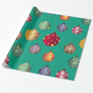 Cheerful Colorful Kerstversieringen Cadeaupapier