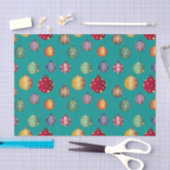 Cheerful Colorful Kerstversieringen Tissuepapier (Craft)