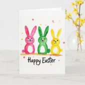 Cheerful Creature Watercolor Card Kaart (Gele Bloem)