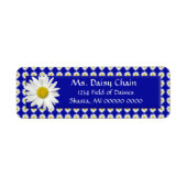 Cheerful Daisy Return Address Label (Voorkant)