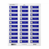 Cheerful Daisy Return Address Label (Full Sheet)