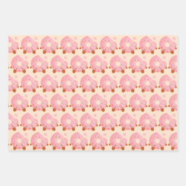 Cheerful Donut With Sprinkles Inpakpapier Vel