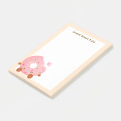 Cheerful Donut With Sprinkles Post-it® Notes (Schuin)