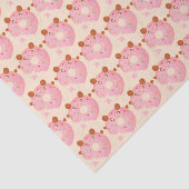 Cheerful Donut With Sprinkles Tissuepapier (Detail)