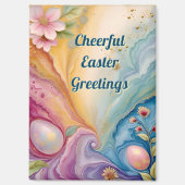 ~ CHEERFUL EASTER GREETINGS ~  Magnet (Recto)