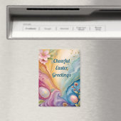 ~ CHEERFUL EASTER GREETINGS ~  Magnet (In Situ (Lave-vaisselle))