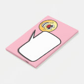 Cheerful Face Grumpey Post-it® Notes (Schuin)