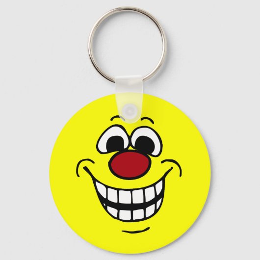 Cheerful Face Grumpey Sleutelhanger (Voorkant)