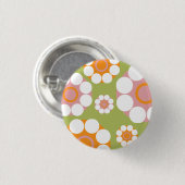 Cheerful Flower Button (Voorkant /achterkant)