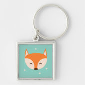Cheerful Fox Sleutelhanger (Voorkant)